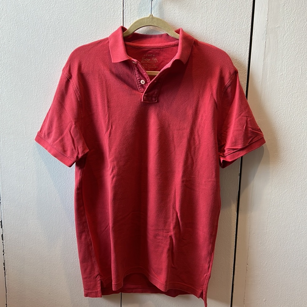 J Crew Short Sleeve Vintage Polo Shirt - Picture 2 of 5